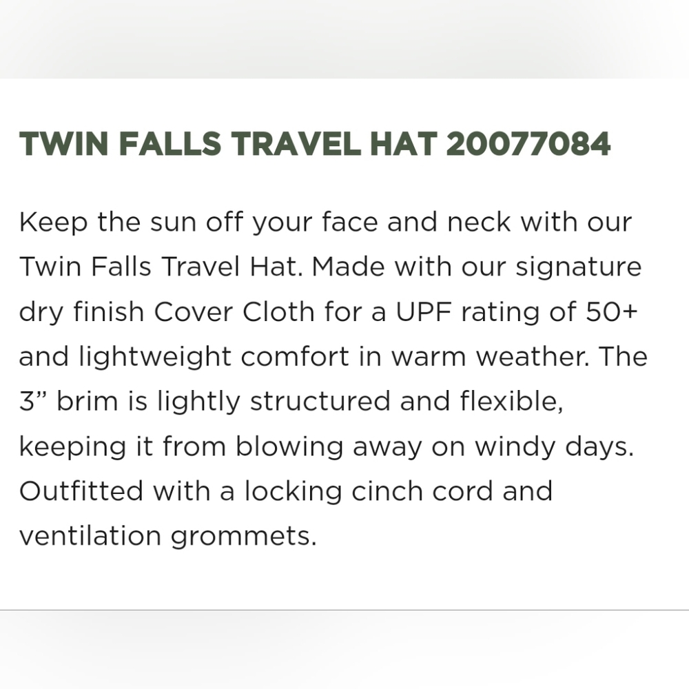 C. C. FILSON | Twin Falls Travel Hat 20077084 - Picture 2 of 4